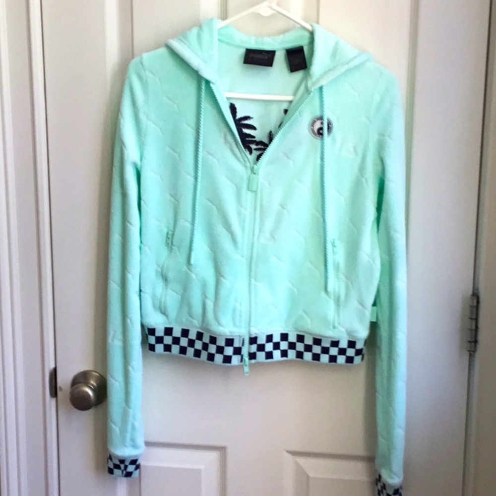 FENTY PUMA by Rihanna Velour Zip-Up Racing Jacket